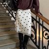 Y2K Polka Dot Loose Skirt Women 2026 Summer New High Waist Midi Skirts Fashion Slim A-line Hem Long Skirt Female Streetwear