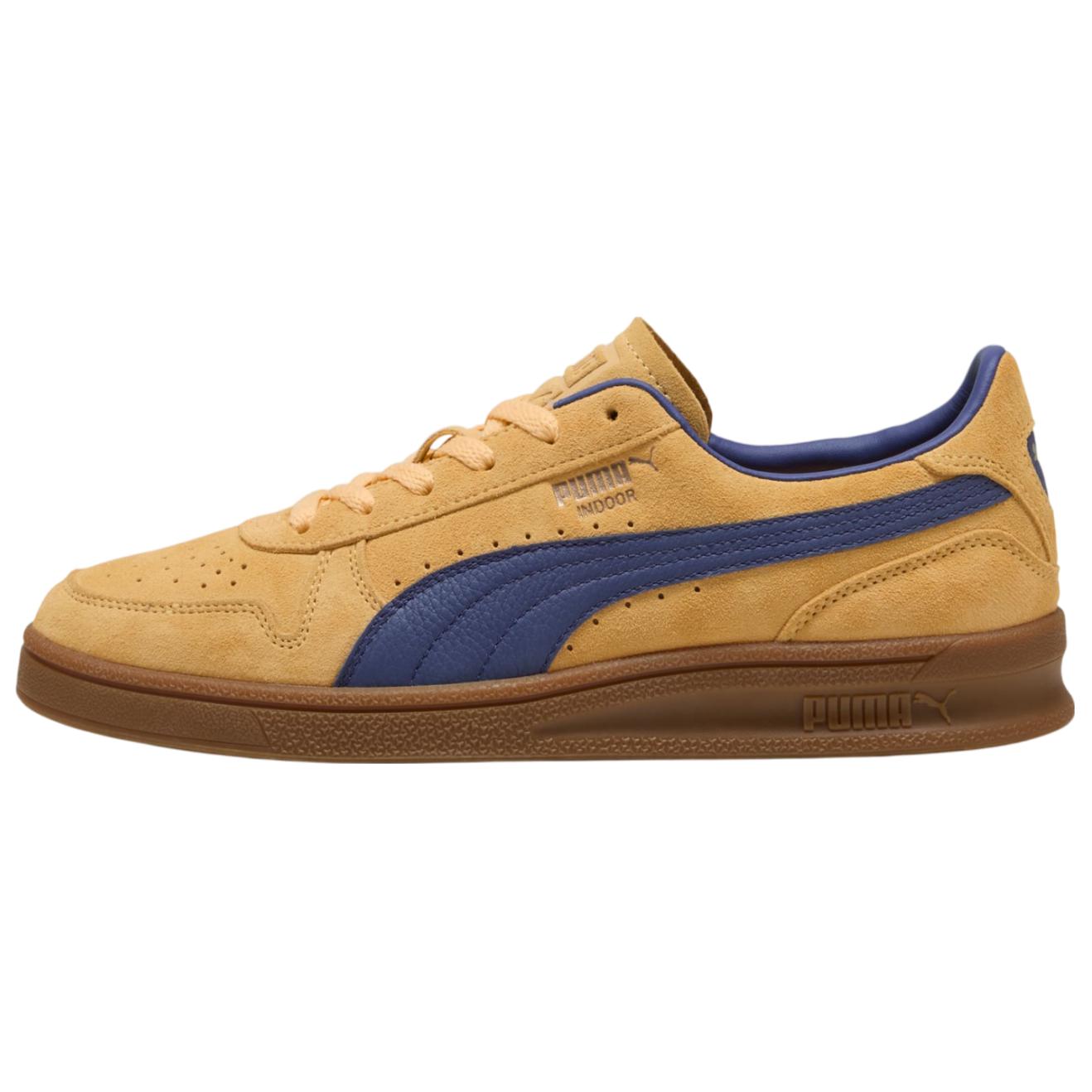 

Puma Indoor Soft Almost Apricot Blue Crystal Unisex Sneakers Tan 401136-05 35.5