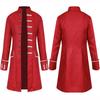 Men Kids Trench Coat Shirt Vintage Prince Overcoat Medieval Renaissance Jacket Victorian Edwardian Cosplay Costume