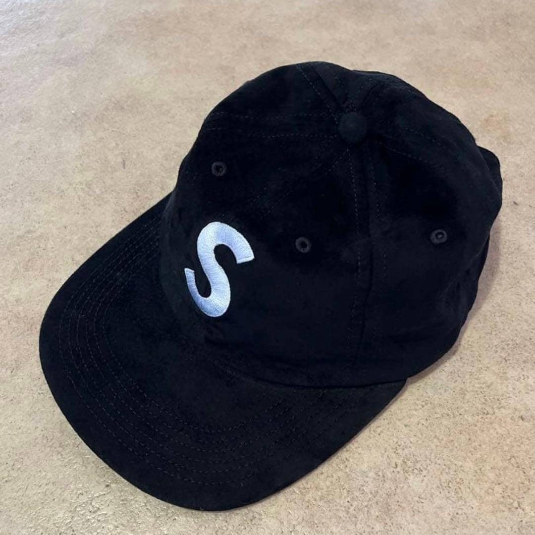 Used Supreme Suede S Logo 6-Panel Cap