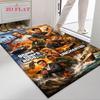 Tappeto Tappeto Poster GTA per Soggiorno Camera da Letto Casa Decorazione Divano, Tappetino Antiscivolo per Giochi Bambini