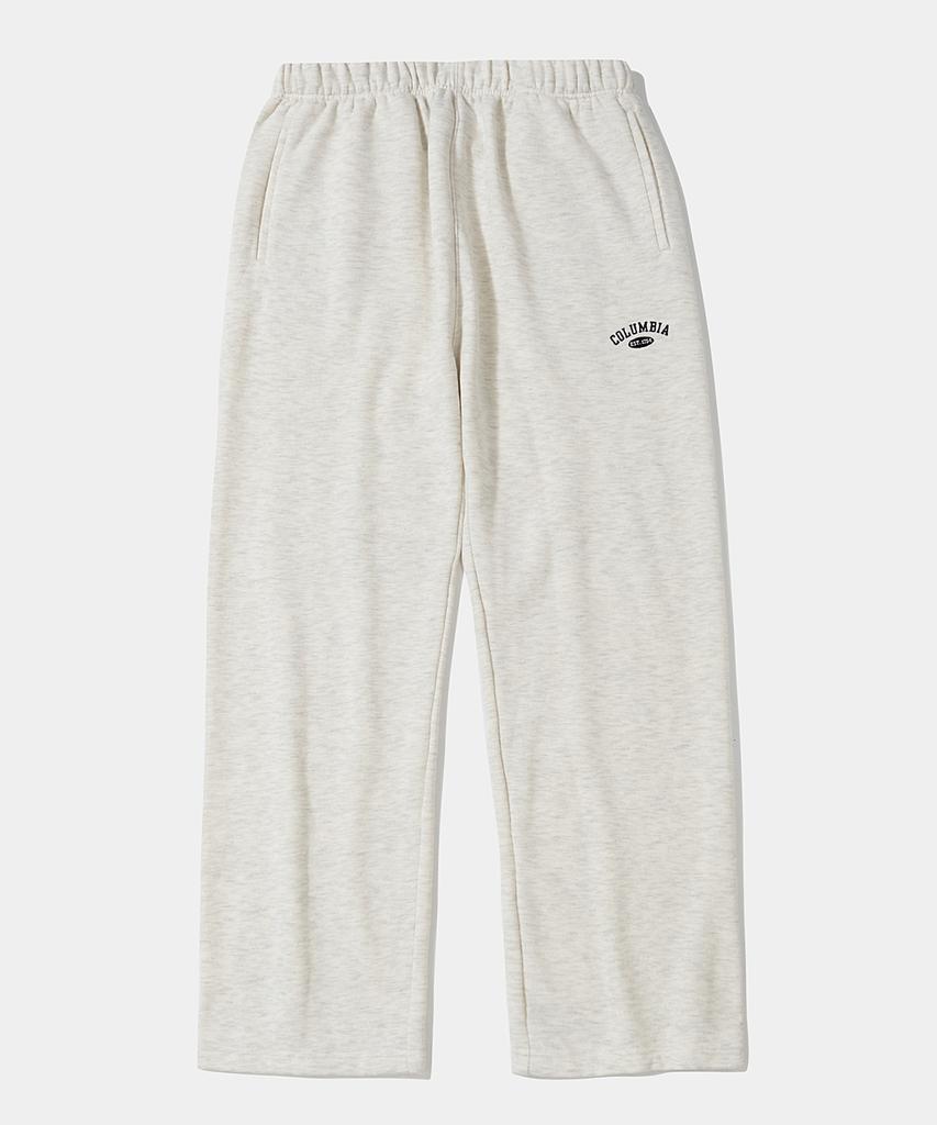 COLUMBIA UNIVERSITY Cu Arch Logo Regular-Fit Fleece Sweatpants Oatmeal