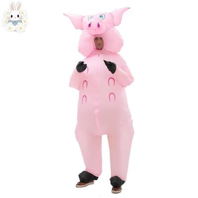 Costum Gonflabil Roz Porc Salopetă pentru Petrecere & Spectacol