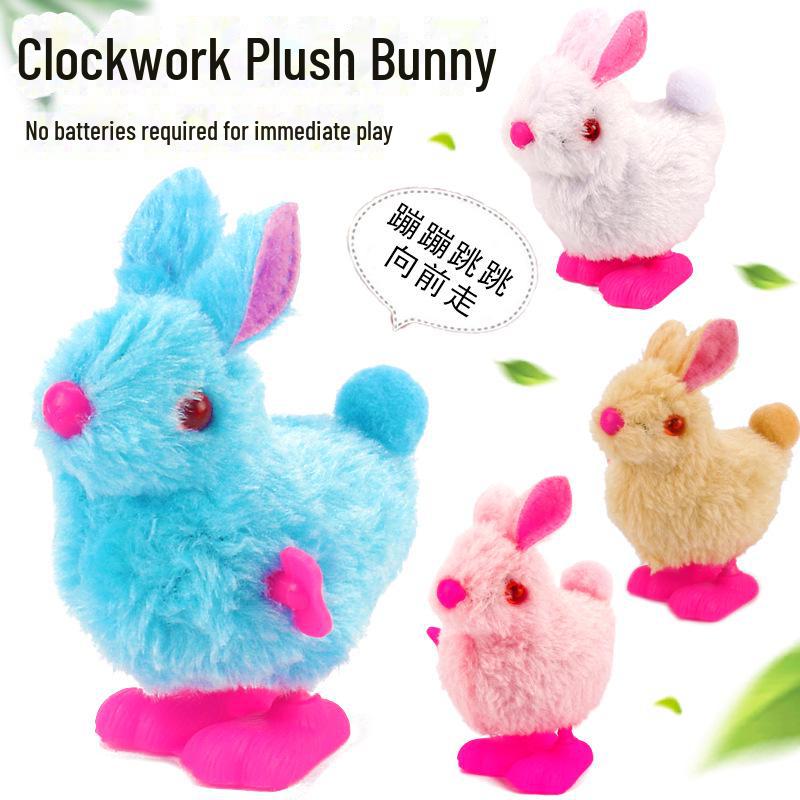 

Новая милая заводная плюшевая игрушка кролик – популярный интернет-стиль для детей