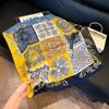 Mother's Day Silk Scarf Muse Festival Gift Simulation Silk Silk Scarf Premium Spring and Summer Square Scarf 71 Silk Decorative Small Scarf