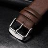 12mm 14mm 16mm 18mm 19mm 20mm 21mm 22mm Ultra-thin Calfskin Watchband for Women Watch Belt Strap Wristwatches Band Brown Black