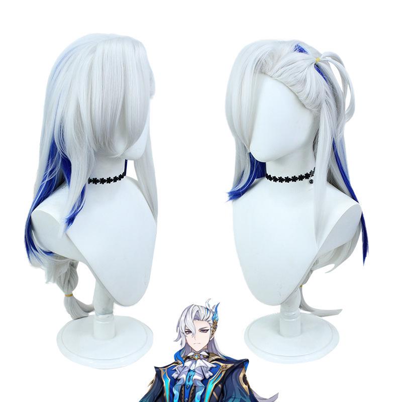 Costume Cosplay Manluiren Neuvillette - Genshin Impact Fontaine Capo della Giustizia Outfit Anime