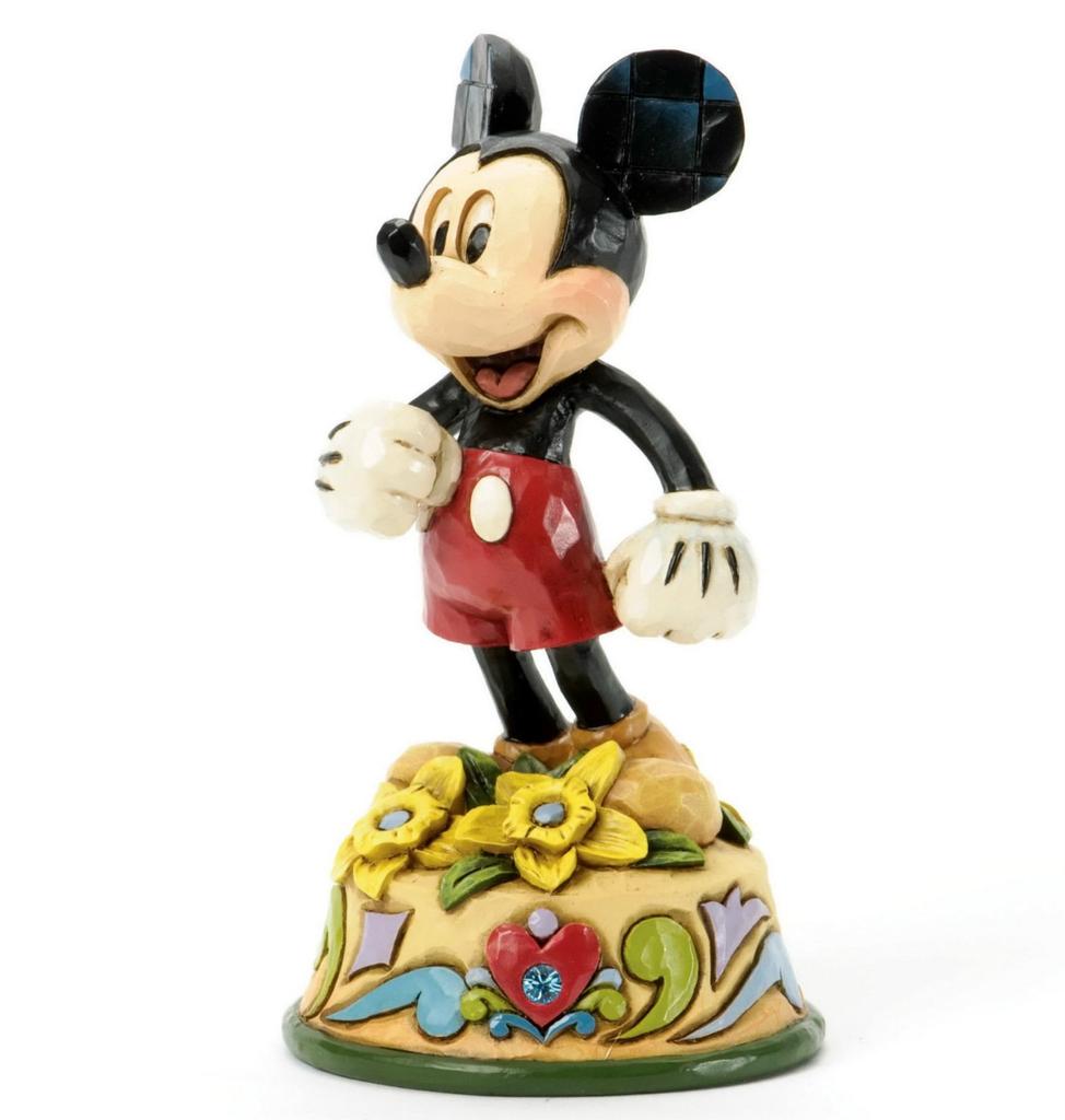 Jim Shore for Enesco Disney Traditions Mickey March Figurine, 4.125-inch