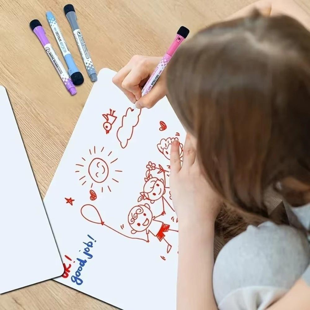 A3/A4 Magnetic Dry Erase Board Detachable Grocery List New WhiteBoard Sheet