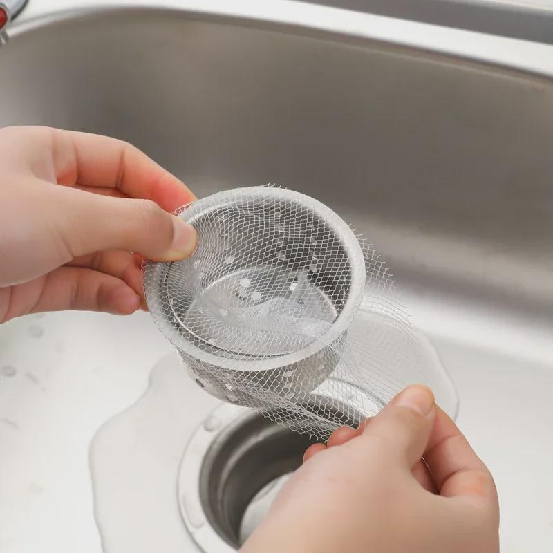 Disposable Sink Drain Filter Bag for Kitchen Anti-Blocking