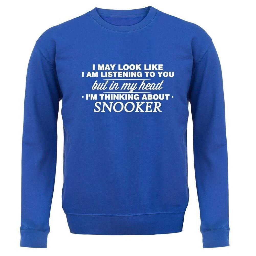 

My Head I M Thinking About Snooker - Kids Hooded / Jumper - Melting Pot 120
