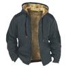 2026 multi-color solid color 3D printing digital printing, hooded sweater brown lining cotton coat