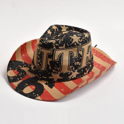 2023 New Vintage Western Cowboy Hat for Men's and Women's Panama Cowgirl Cowboy Jazz Hat Straw Sun Hat