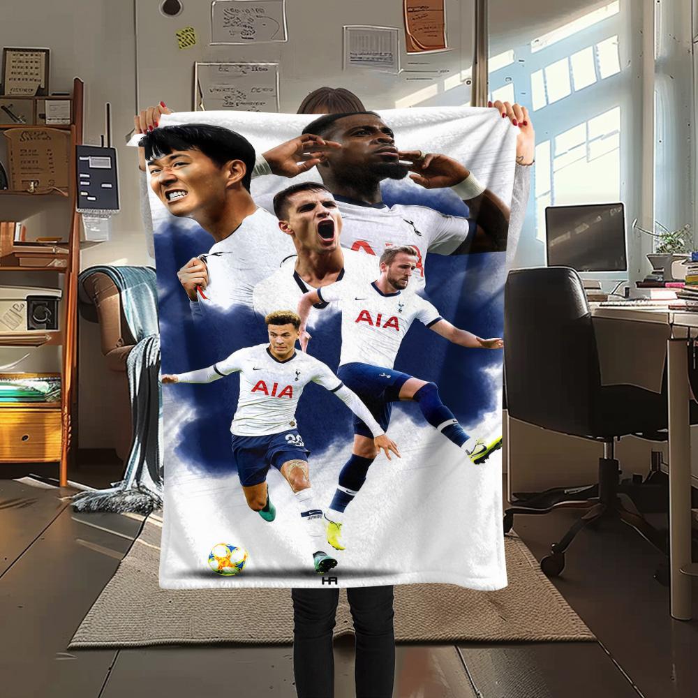 The Spurs Team Print FlAannel Blanket, High Quality Comfortable for All Seasons, Home Decor, Warmth and Comfort