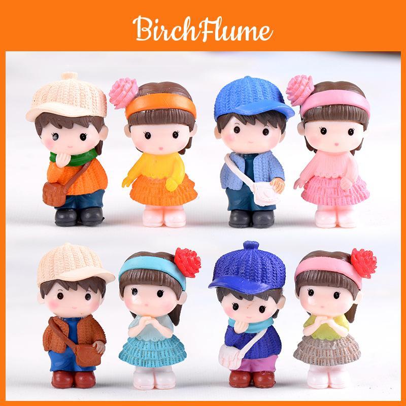 Adorable Mini Couple Figurines For Charming Fairy Garden Or Dollhouse Decor
