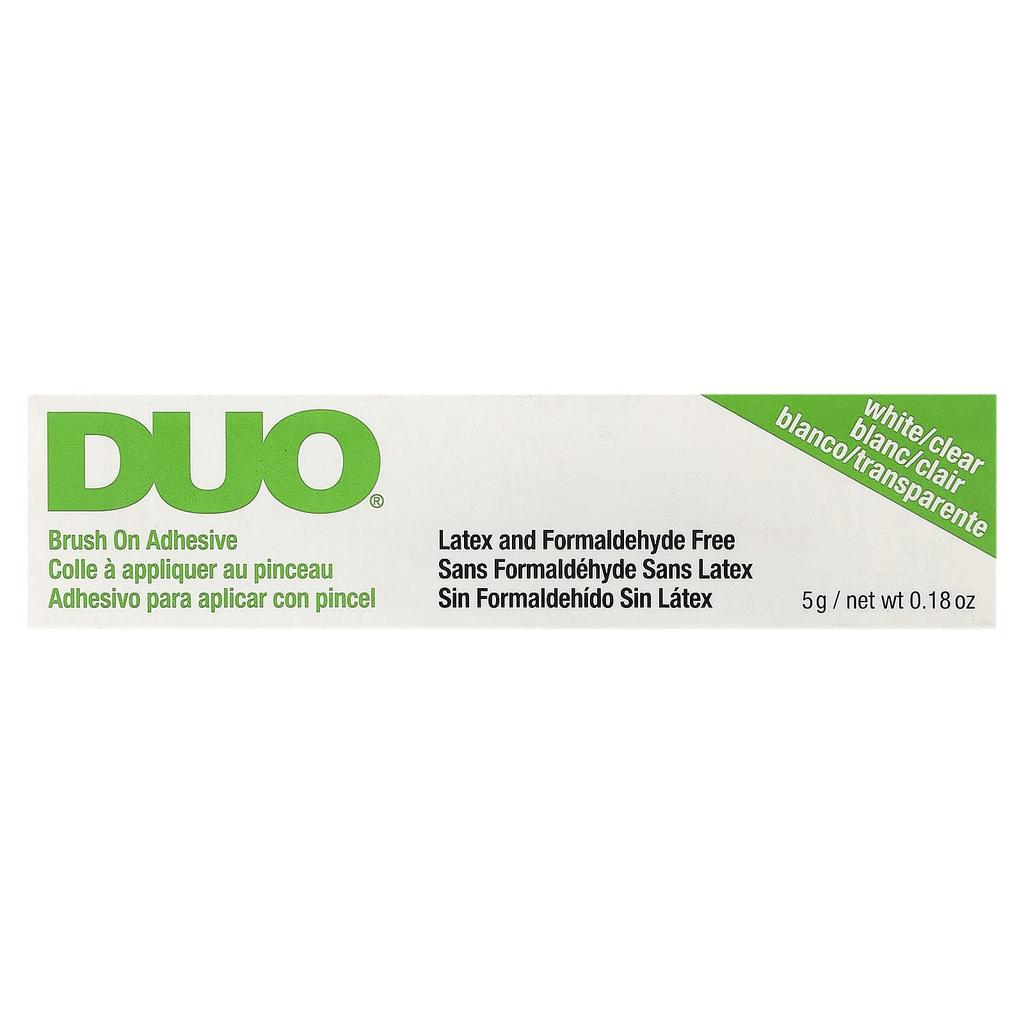 DUO Pinsel-Klebstoff, Weiß/Transparent, 5g (0,18 Unzen)