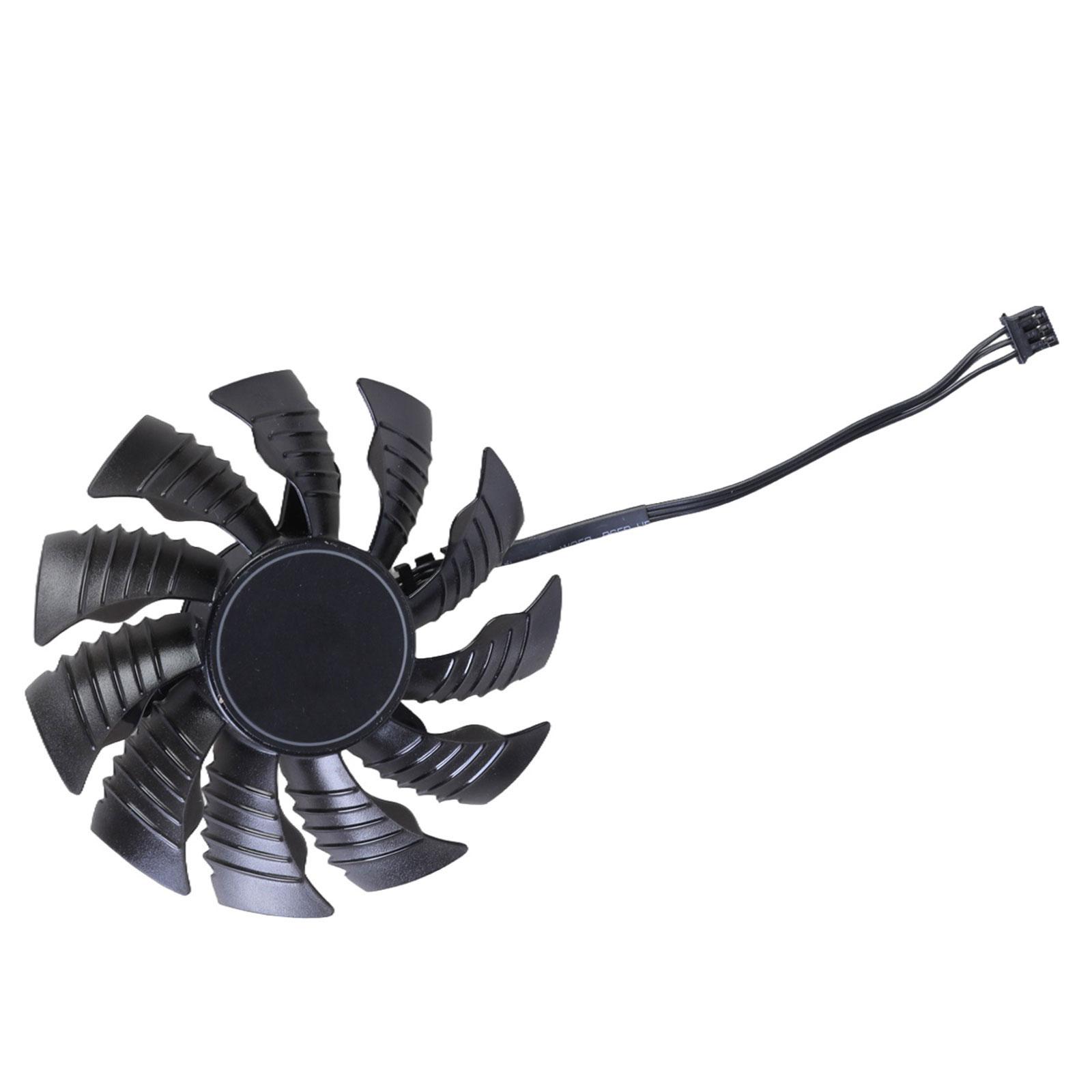 

80мм 3-контактный PLA09215S12H DC12V 0.5A Вентилятор GPU для GIGABYTE GeForce GTX1650 1630 MINI ITX OC Вентилятор охлаждения видеокарты