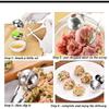 2 PCS None-Stick Meat Ballers, Stainless Steel Meat Baller Tongs, Cake Pop Meatball Maker Ice Tongs, Cookie Dough Scoop for Kitchen. (1.38" and