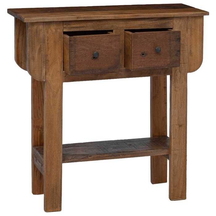 VidaXL Table console Bois de récupération massif 80 x 35 x 80 cm