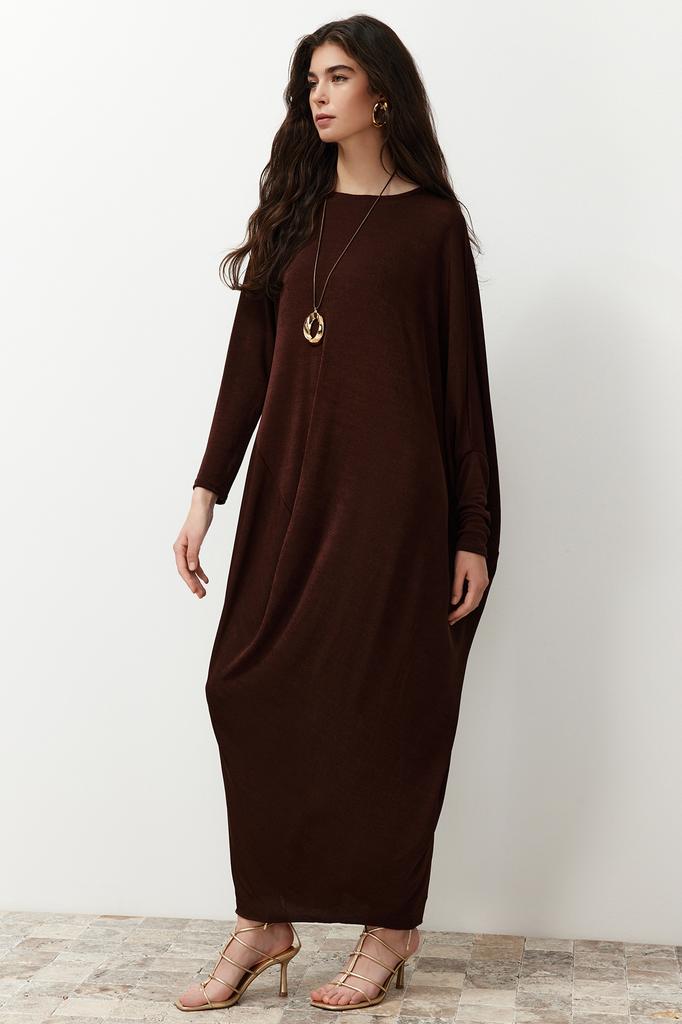 Women's Fashion New Hijab Dress Stone Stylish Knitted Kaftan Dress