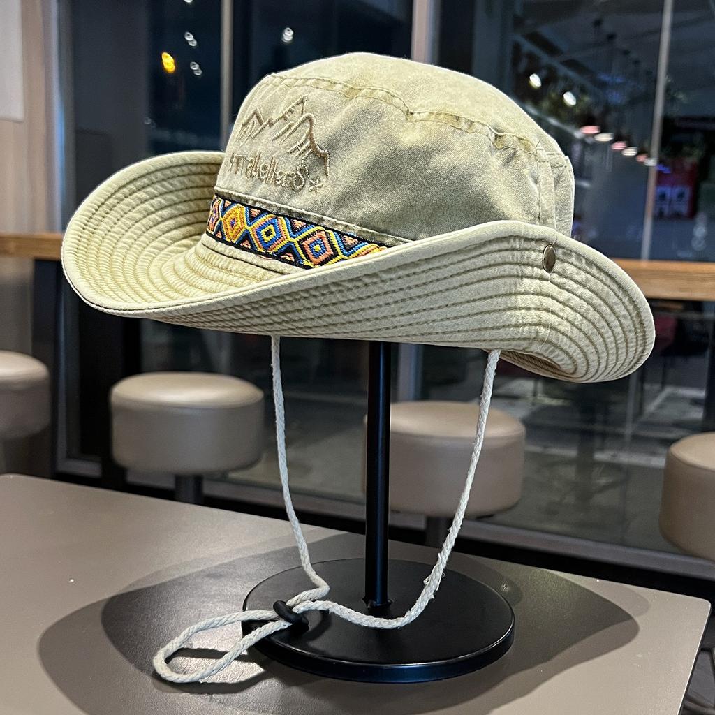Vintage Adjustable Unisex Vintage Cap for Outdoor Hiking and Mountaineering