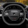 Leather Car Steering Wheel Cover for Peugeot 307 106 Partner 407 406 306 301 108 607 408 207 206 208 308 508 SW GT 2012 - 2025