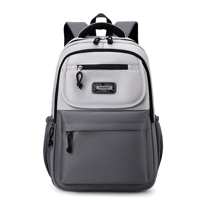 Schoolbag American Campus Student Schoolbag Men and Women Trendy Cool Large Capacity Travel Bag High School Backpack Niche Backpack