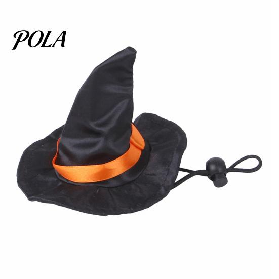1 Set Pet Halloween Costume, Cat Wizard Hat And Cape, Cute Pumpkin Print Pet Apparel for Small Dogs Cats Festive Party Wear