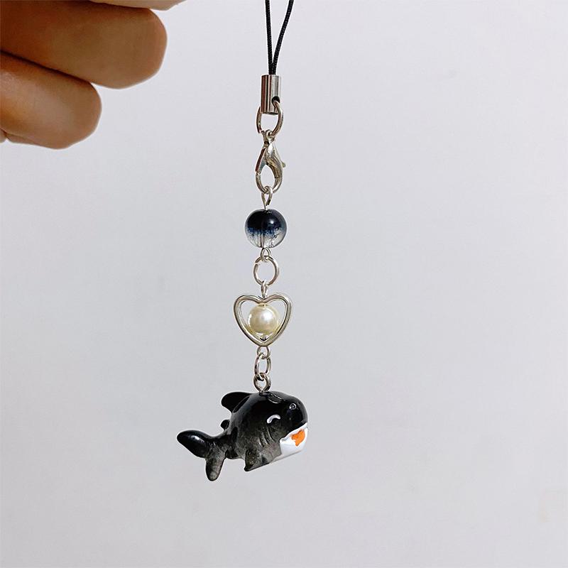 Handykette mit Ozean-Thema, Schlüsselanhänger mit Meeresmotiven, Hai-Handyanhänger, Taschenanhänger-Accessoire
