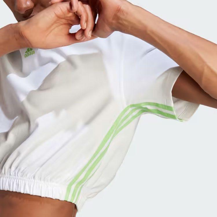 Adidas T Shirts Women's White Crew Neck Moderate Other IM4977