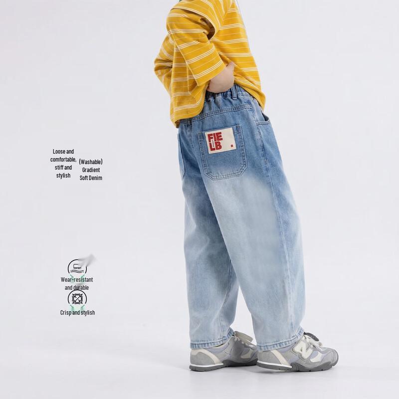 Boy s Soft Denim Casual Long Pants 160