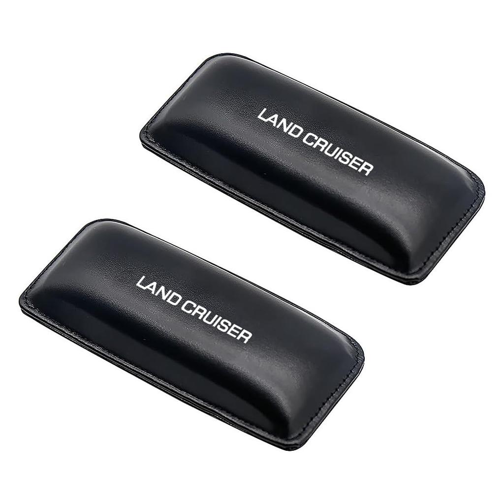 LAND CRUISER Car Logo Knee Pads for Land Cruiser Prado 150 Series 20 250 Series Car Seat Fatigue Elbow Rest Armrest Rest Knee Knee PU Memory Cotton