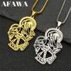 Katholische Jungfrau Maria Heiliges Kind Anhänger Halskette für Männer Frauen Edelstahl Gold/Silber Farbe Kette Schmuck colar masculino