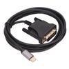 USB C 3.1 To DVI Cable 190cm/74.8in Clear Stable Type C To DVI Cable Adapter for MacBook TV Smartpho