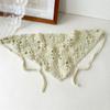 Triangle Crochet Headband Handmade Flower Headscarf Knitted Headscarf Hat  Beach Photography