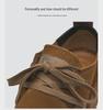 Europäische Herren-Freizeitschuhe aus Wildleder mit Schnürung und dicker Gummisohle - Neuer Trend
