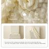 Thickened Fabric Skirt Chair Cover 3D Seersuckers Stretch Chair Slipcover for Dining Room Kitchen Banquet Home Decor