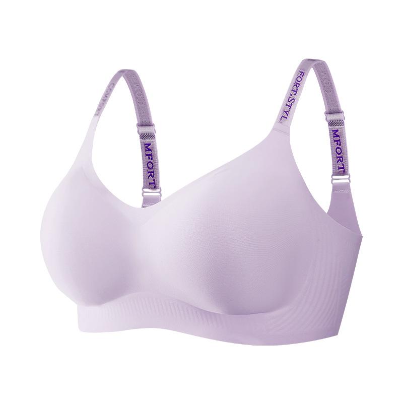 Anti-gravity lift women's underwear, letter shoulder straps, seamless underwear women's small breasts gather and close sub-breasts, bra, bra women