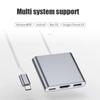 USB-C To HDMI 3 In 1 Cable Converter For Samsung Huawei iPad Mac USB 3.0 USB C To HDMI Male To Female 4K USB 3.0 Adapter Cable