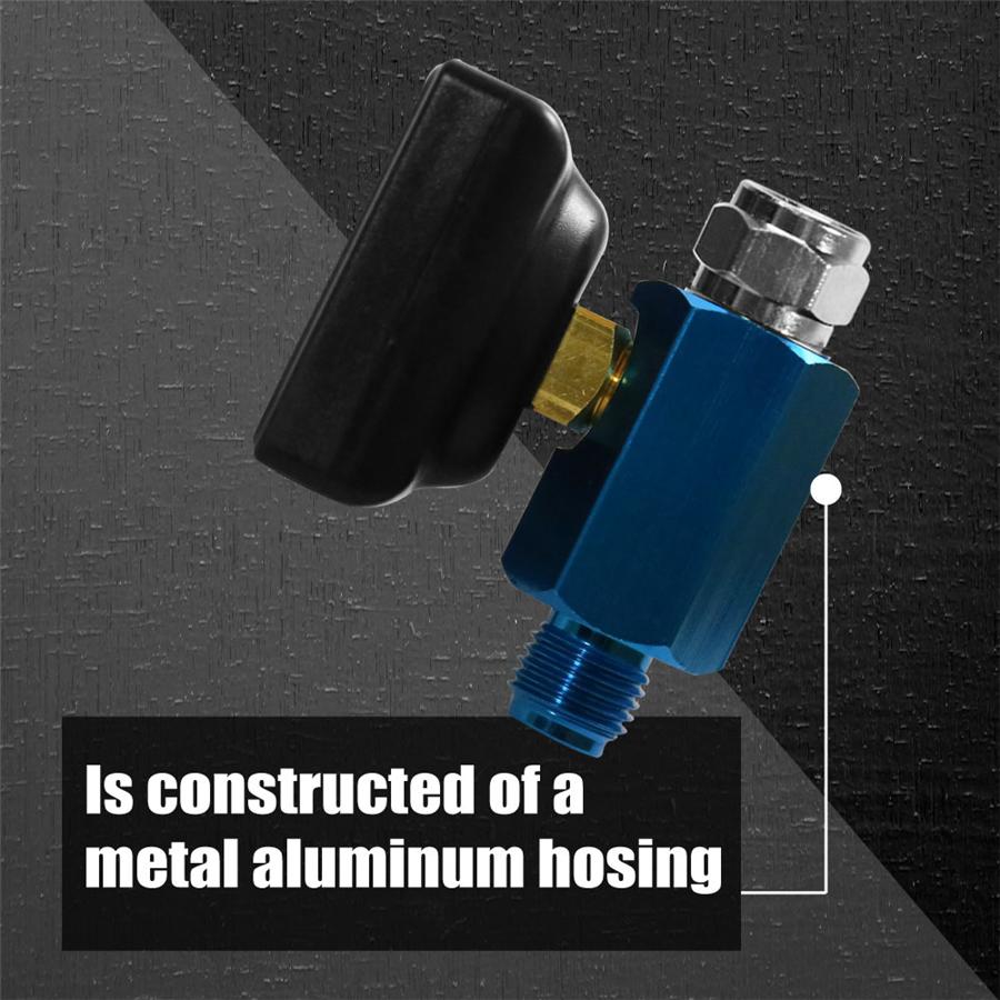 1/4" Spray Gun Digital Paint Air Pressure Regulator Gauge Water Trap Filter Tool