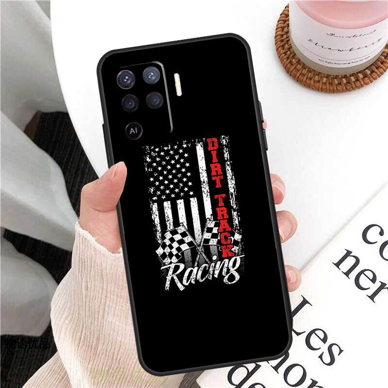 

Checked Flag Racing Car Case For Oppo A38 A80 A60 A40 A78 A18 A98 A58 A96 A76 A16 A94 A74 A54 A15 A17 A57 A77 A5 Pro OPPO A94 5G