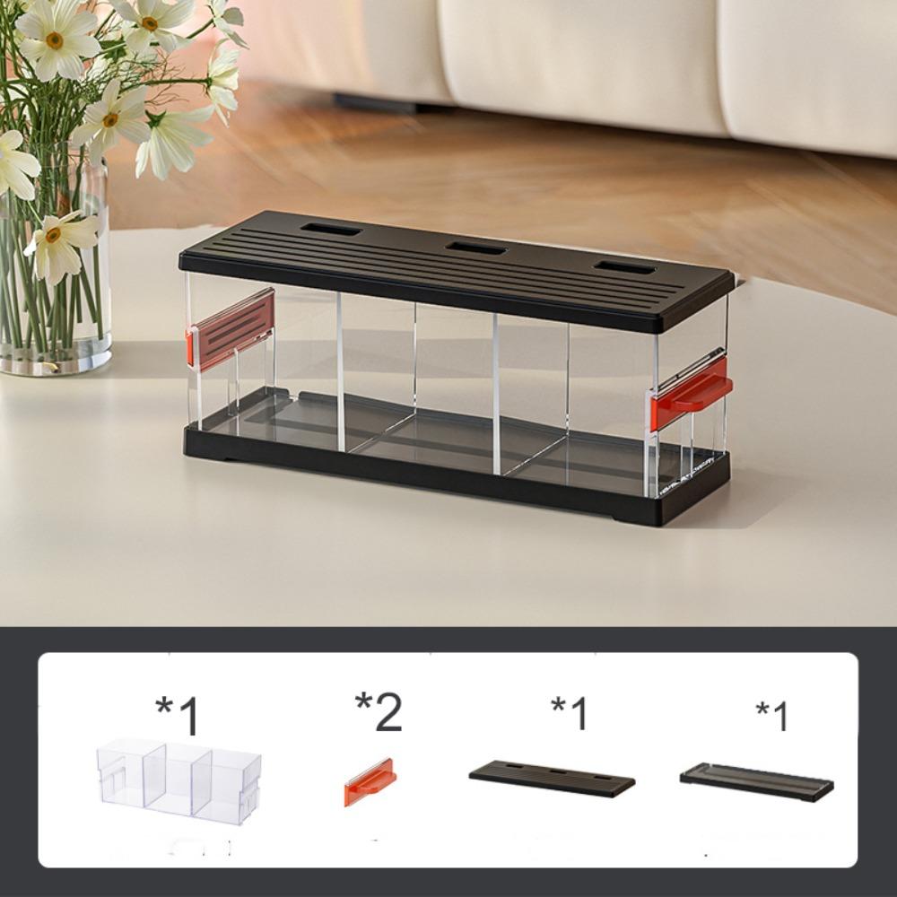 High Definition Transparent Fish Tank Shatterproof Fish Breeding Box Desktop Fish Tank  Office