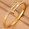 Women's Love Four-leaf Clover Double-headed Opening Light Luxury Temperament European and American Bracelet