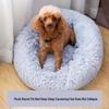 Cozy Plush Pet Nest: All-Season Round Cat & Dog Bed