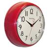 Retro Wall Clock Convex Glass Lens Quartz Analog Classic Timepiece Kitchen Decor Easy Read Metal Hands Home Office Gift