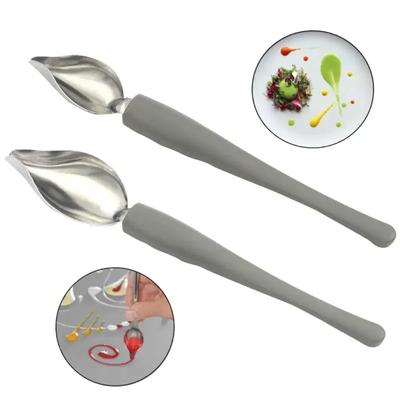 Łyżka Dekoracyjna Szefa Kuchni do Sushi i Deseru - Narzędzie do Rysowania Potraw Design Talerz na Sos Dressing Ciasto Forma do Pieczenia Kawa Gastronomia