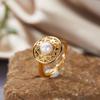 S925 Sterling Silber 18K Naturfarbe Schatz Ohrringe Leichter Luxus Premium Nische Original Design Ohrringe Neue Chinesische Ohrringe