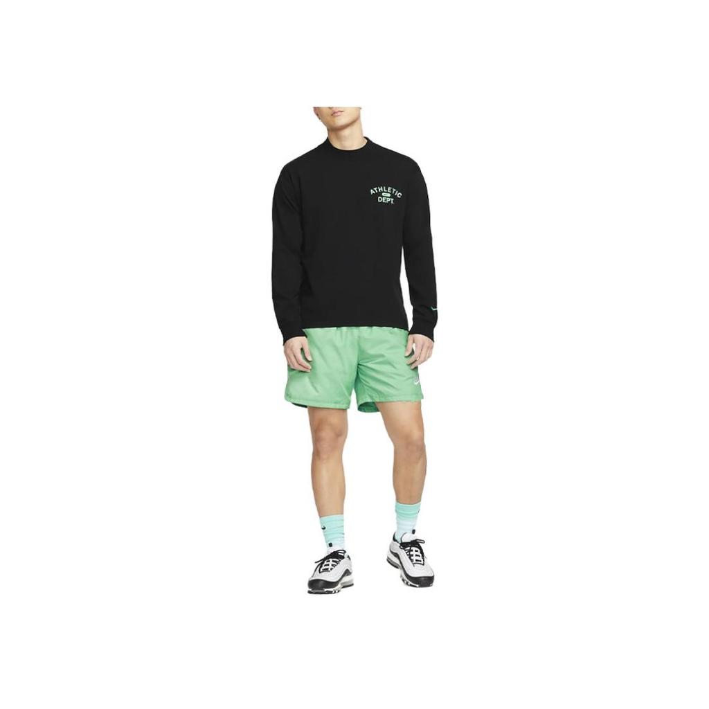 Nike Sportswear Sport Essentials Solid Drawstring Straight-Leg Shorts Men Bottoms Light-Green DM6830-363