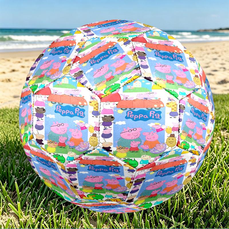 Cartoon Animation Print Size 5 Soccer Ball, PU Wear Resistant Football for Match Training and Daily Practice, Birthday Gift for Soccer Fans