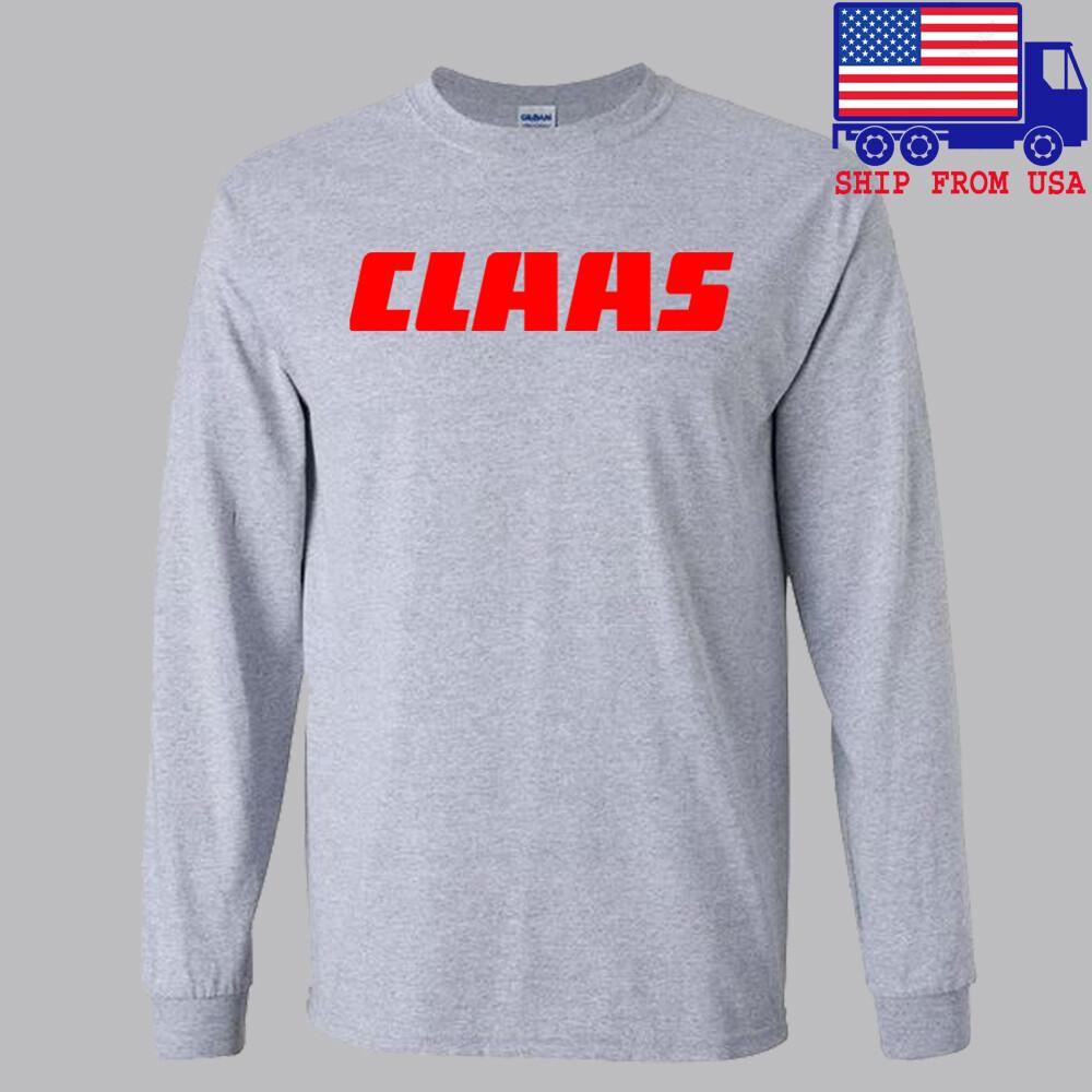 CLAAS Tractor Grey Size S2XL Unisex T-Shirt XL